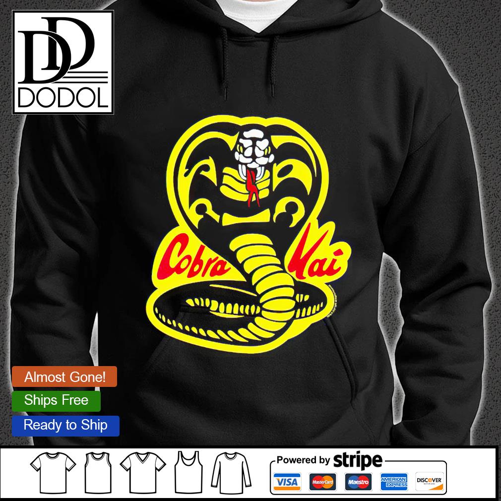 Cobra Kai Logo Hoodie, Official Cobra Kai Merch