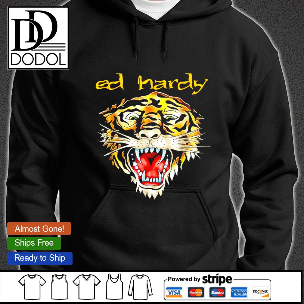 Ed hardy tiger hoodie hot sale