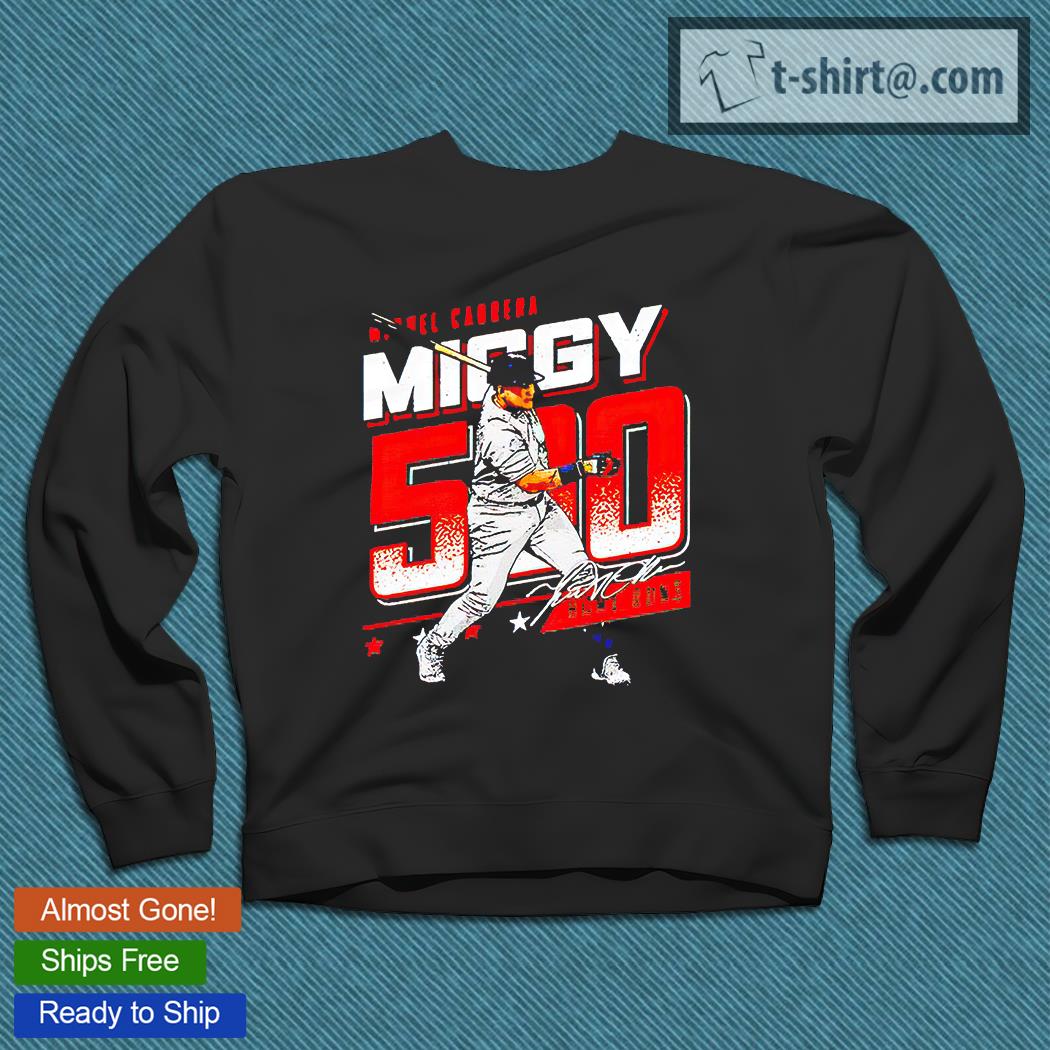 Detroit Tigers Miguel Cabrera Miggy 500 T-shirt, hoodie, sweater, long  sleeve and tank top