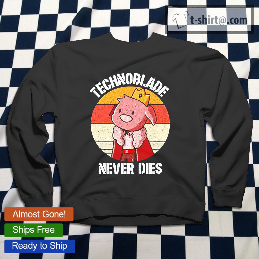 Technoblade never dies vintage shirt, hoodie, sweater, long sleeve