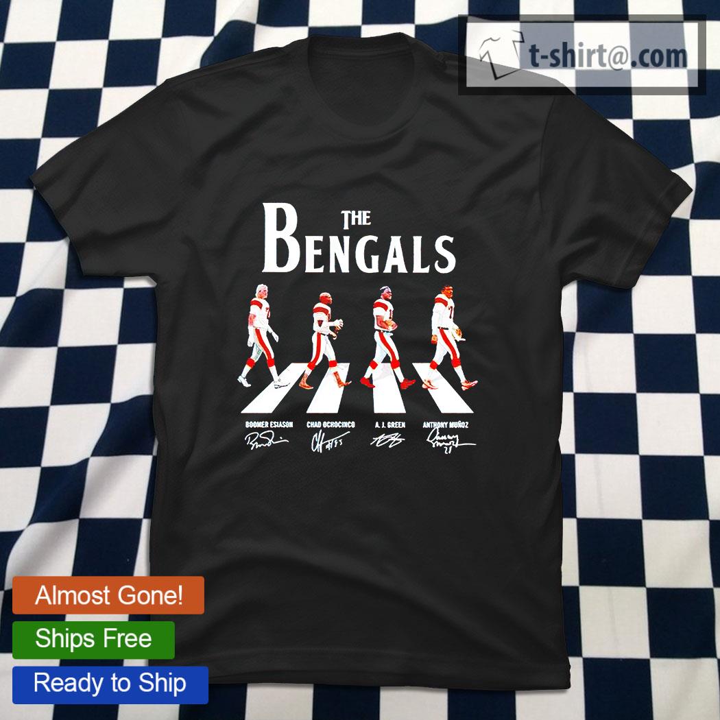 The Cincinnati Bengals Abbey Road Signatures T-Shirt, hoodie, sweater, long  sleeve and tank top