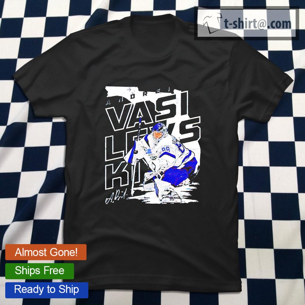 Tampa Bay Lightning Andrei Vasilevskiy player map signature T-shirt,  hoodie, sweater, long sleeve and tank top
