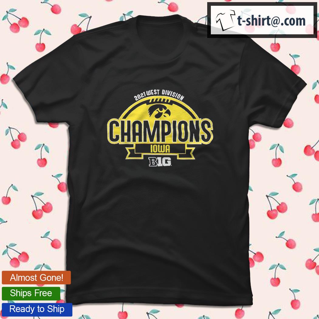 big ten 2021 west division champions iowa shirt, Custom prints store