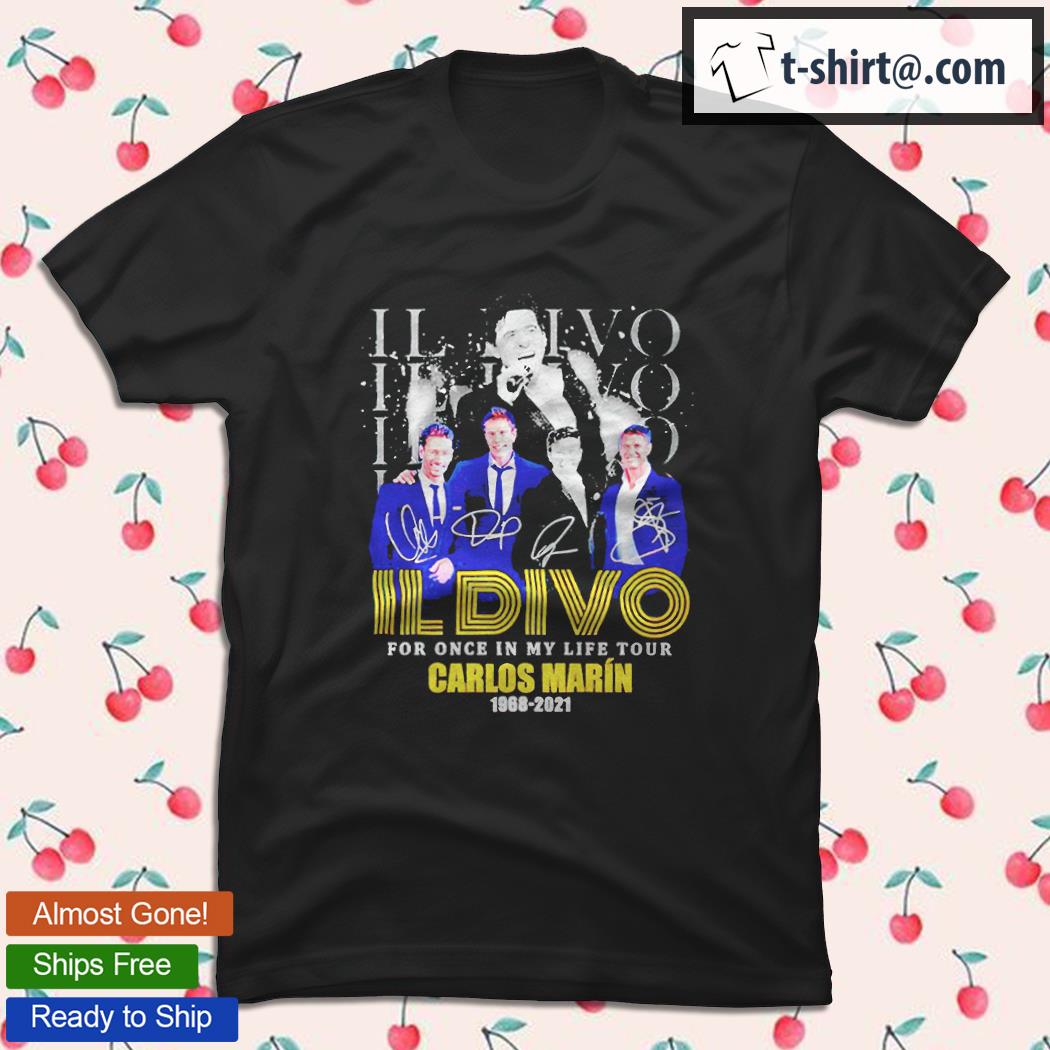 Il Divo Il Divo for once in my life Tour Carlos Marin 1968 2021