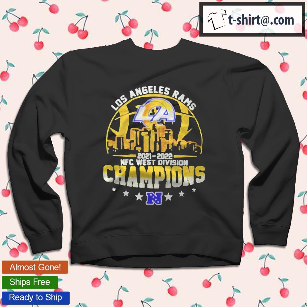 Los Angeles Rams 2021 NFC west division champions shirt, hoodie, sweater,  long sleeve and tank top