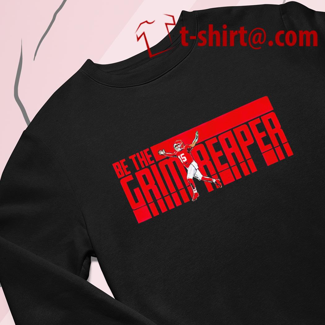 Official Patrick mahomes when it's grim grim reaper T-shirt, hoodie, tank  top, sweater and long sleeve t-shirt