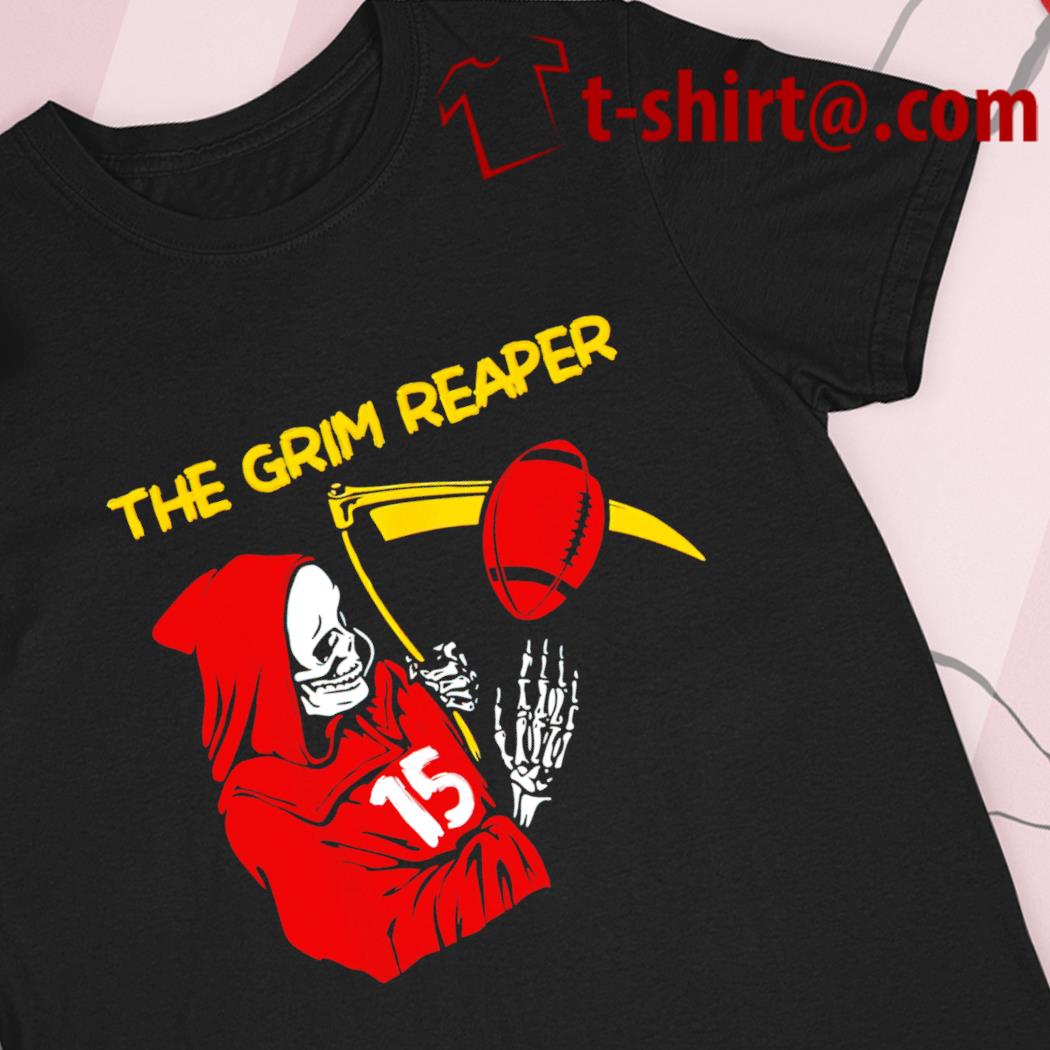 When It's Grim Be The Grim Reaper Football Kansas City T-Shirt