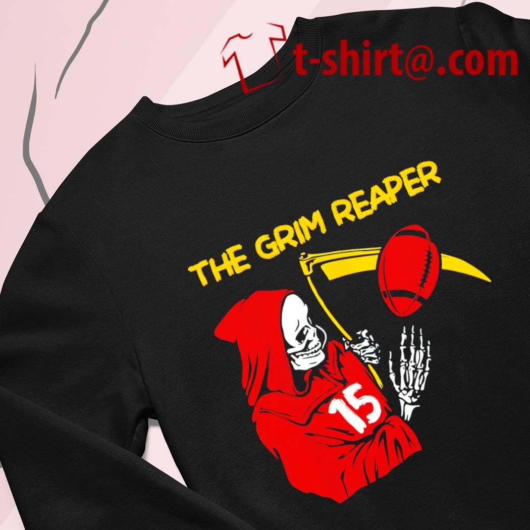 When It's Grim Be The Grim Reaper Football Kansas City T-Shirt