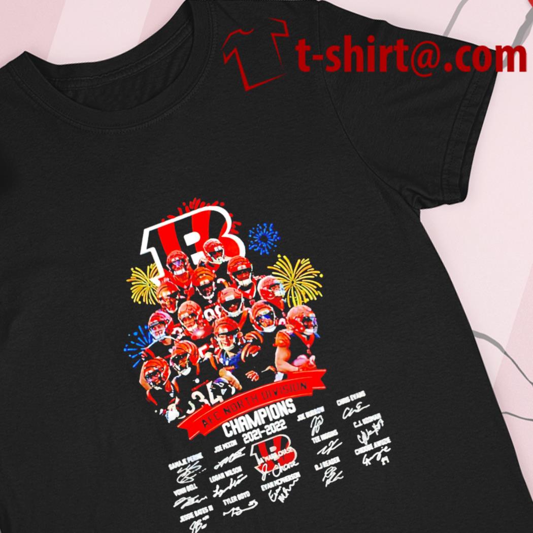 Buy Cincinnati Bengals AFC North Division Champions Signature Shirt For  Free Shipping CUSTOM XMAS PRODUCT COMPANY