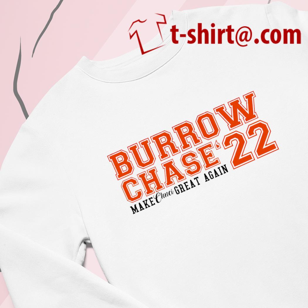 Cincinnati Bengals Joe Burrow Chase '22 T-shirt, hoodie, sweater, long  sleeve and tank top