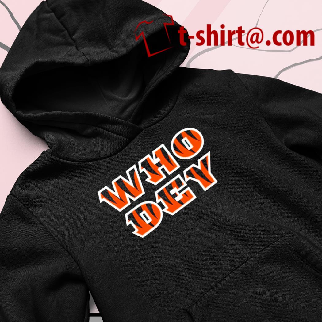 Cincinnati Bengals Who Dey logo shirt, hoodie, sweater, long sleeve and  tank top