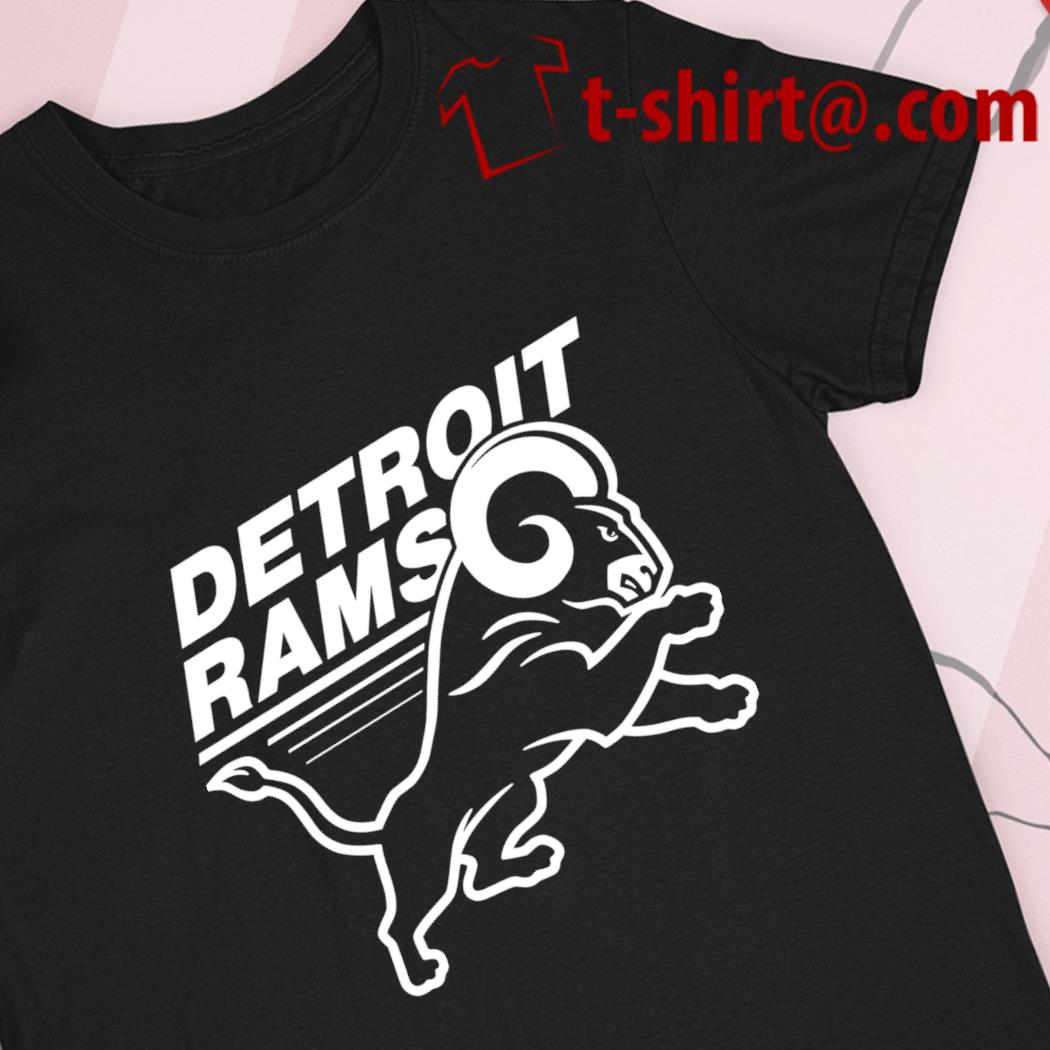 Detroit Rams logo T-shirt