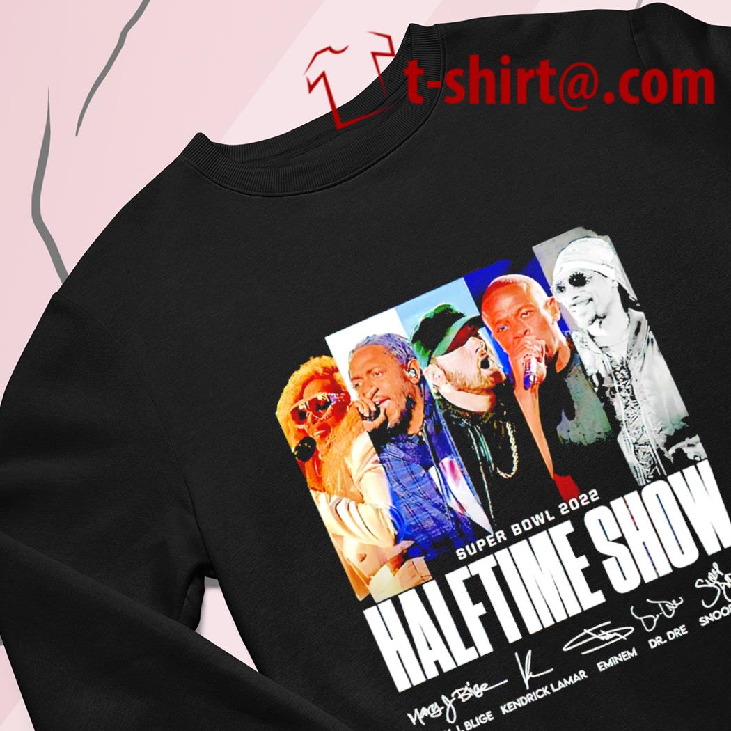 The Super Bowl 2022 Halftime Show Signatures Shirt, hoodie, sweater, long  sleeve and tank top