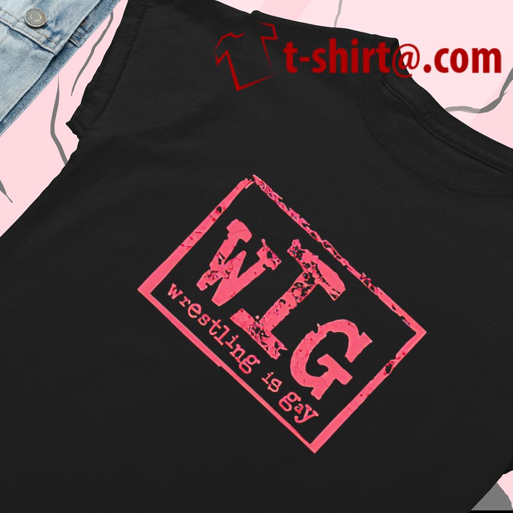 WIG wrestling is gay logo T-shirt, hoodie, sweater, long sleeve and tank top