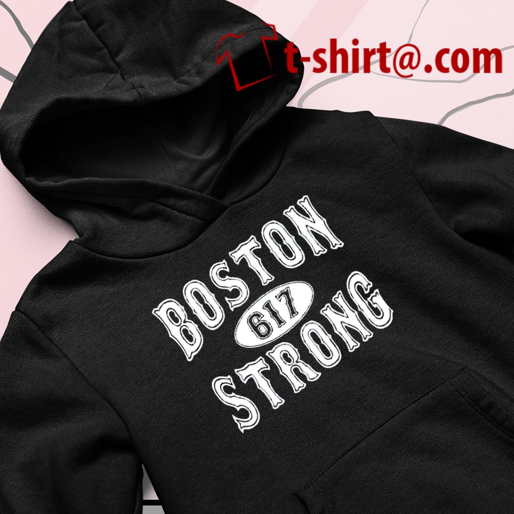 Boston STRONG 617 Typography T-Shirt