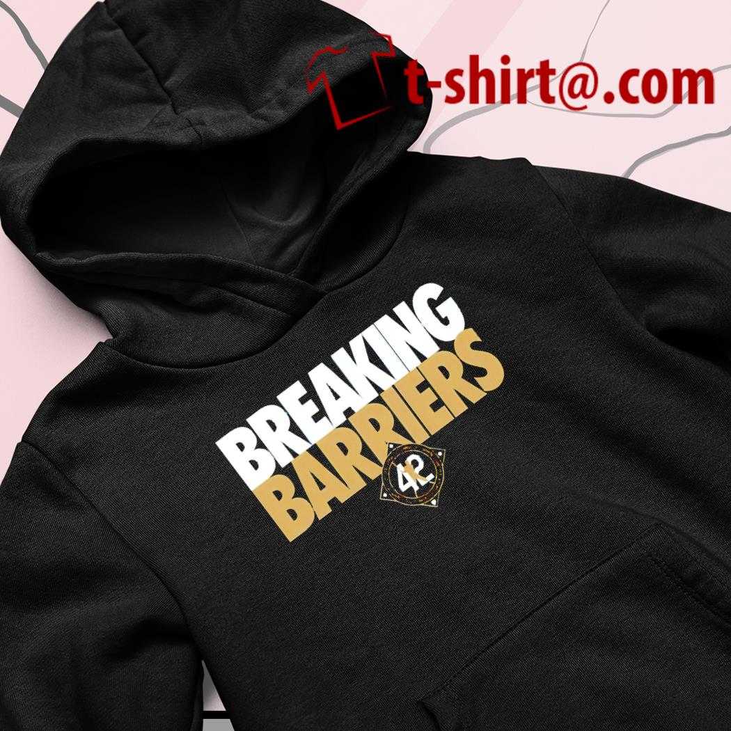 Jackie Robinson Breaking Barriers 42 logo T-shirt, hoodie, sweater, long  sleeve and tank top