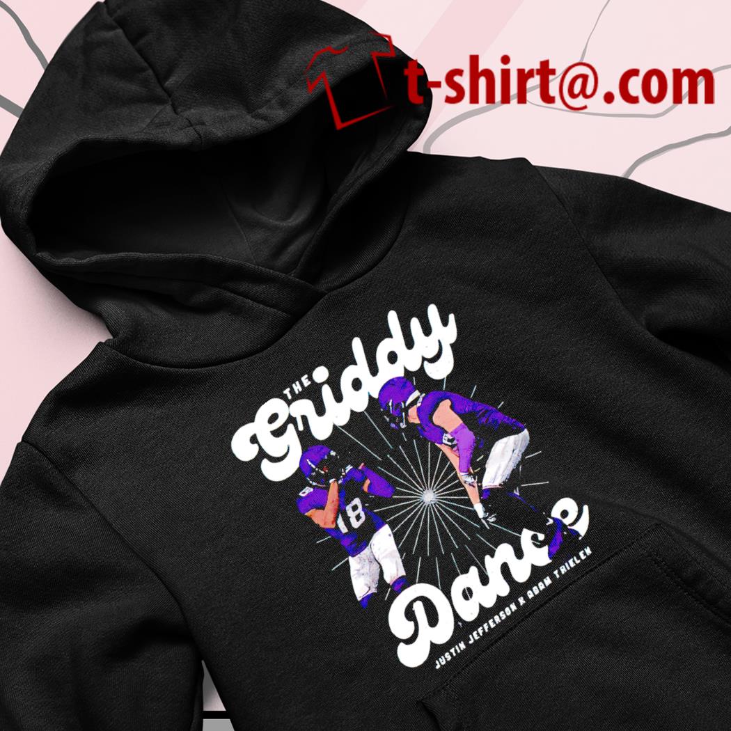 Justin Jefferson and Adam Thielen Minnesota Vikings The Griddy Dance 2022 T- shirt, hoodie, sweater, long sleeve and tank top