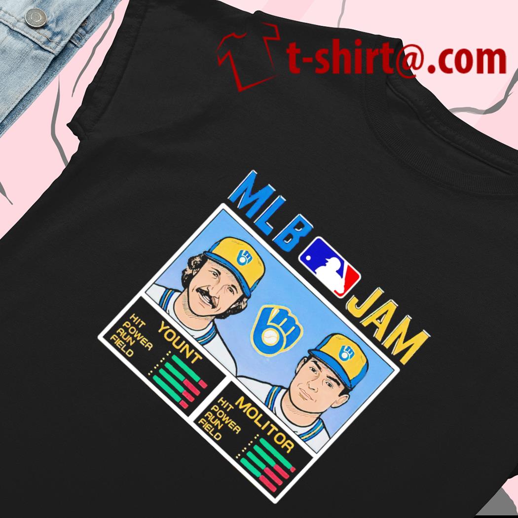 Mlb Jam Robin Yount and Brewers Molitor 2022 T-shirt, hoodie, sweater, long  sleeve and tank top