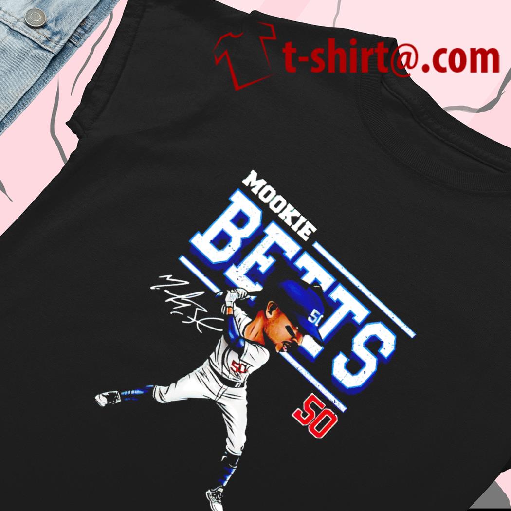 Mookie Betts Los Angeles Dodgers cartoon signature T-shirt, hoodie,  sweater, long sleeve and tank top