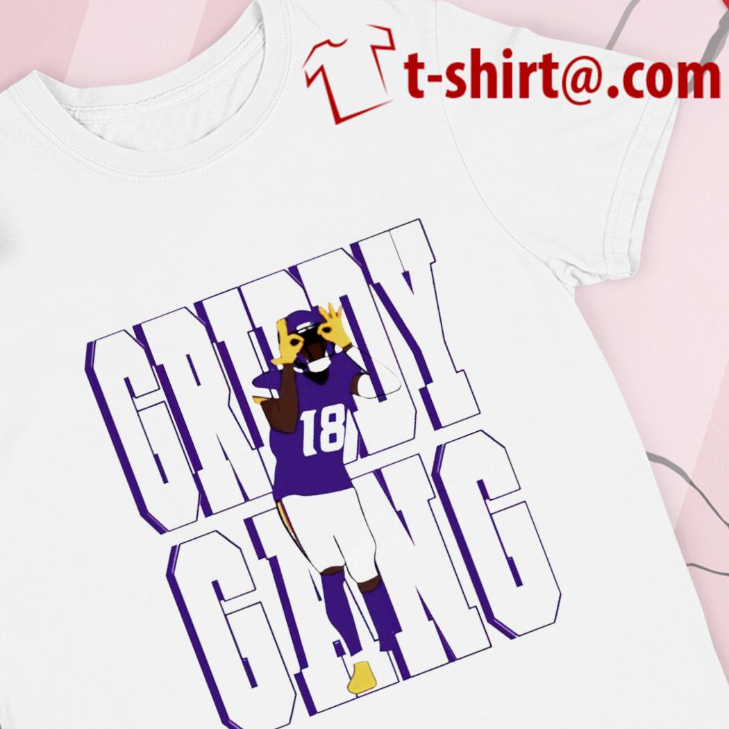 Justin Jefferson Minnesota Vikings Griddy Gang funny T-shirt, hoodie,  sweater, long sleeve and tank top