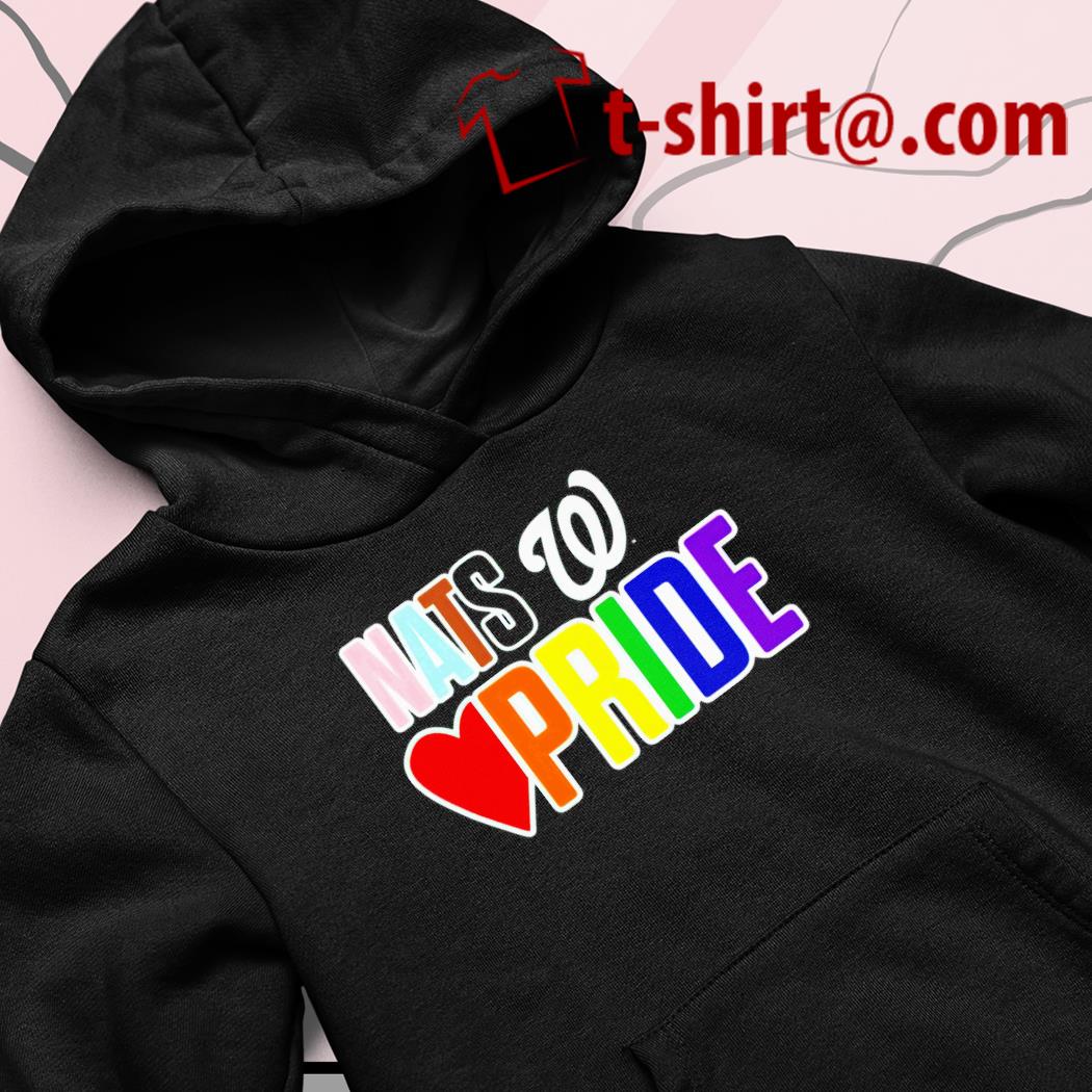 Washington Nationals nats pride logo T-shirt, hoodie, sweater, long sleeve  and tank top