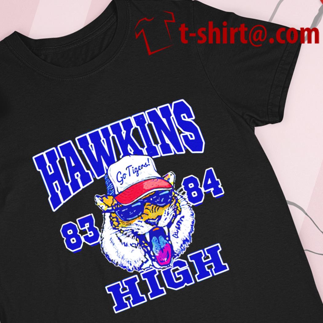 1983 84 Hawkins High School Tigers Hoodie 