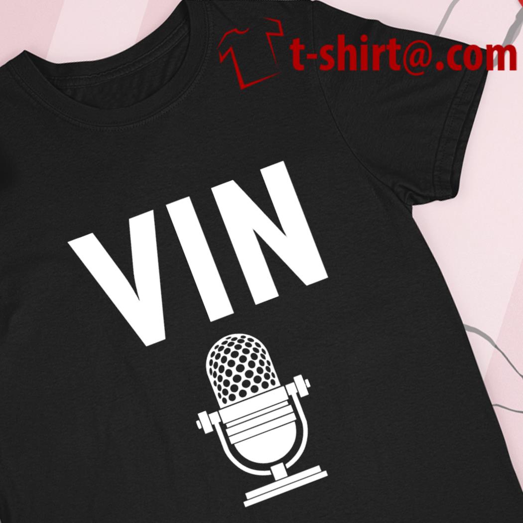 Vin Scully Shirt Vin Scully Microphone T-shirt Vin Scully 