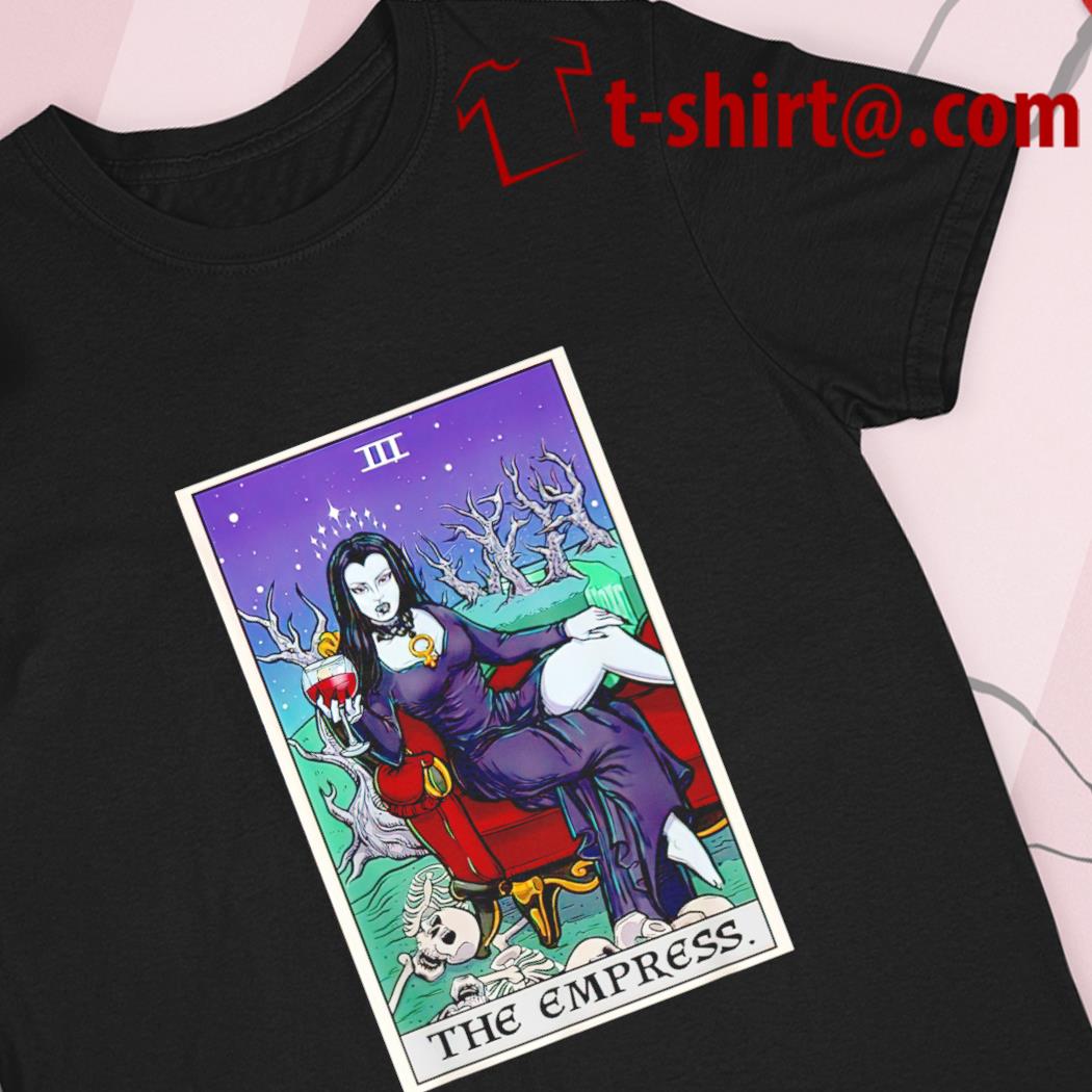 The empress tarot card Halloween vampire gothic horror witch 2022 T-shirt