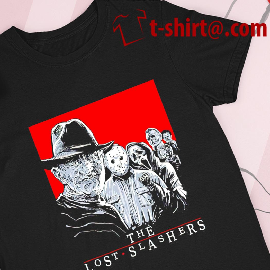 The Lost Slashers scary characters Halloween 2022 T-shirt