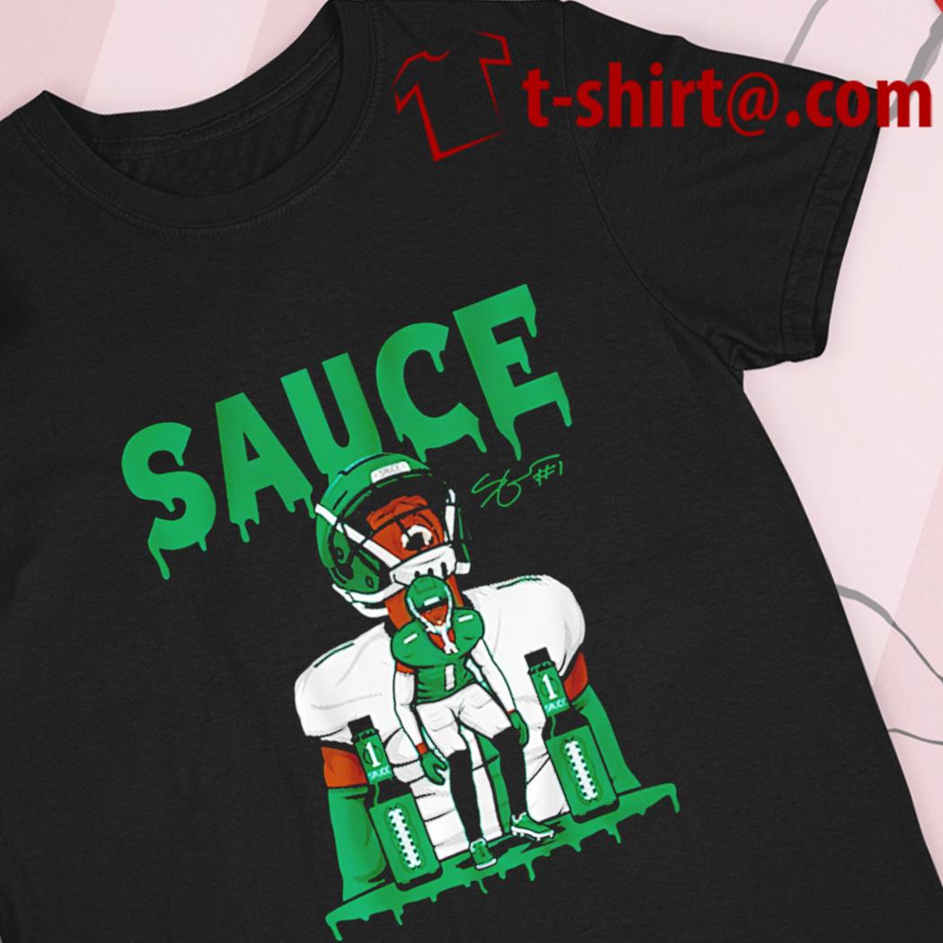 Sauce Gardner New York Jets football signature 2022 T-shirt, hoodie,  sweater, long sleeve and tank top