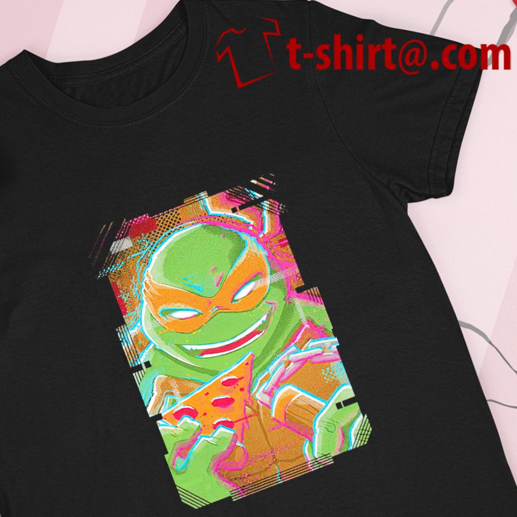Teenage Mutant Ninja Turtles Michelangelo glitch character 2022 T-shirt
