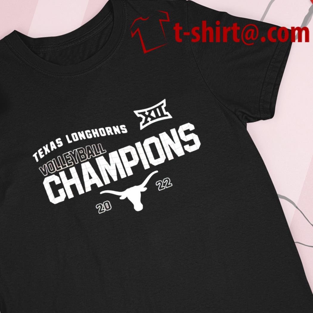 Texas Longhorns volleyball Champions 2022 logo T-shirt