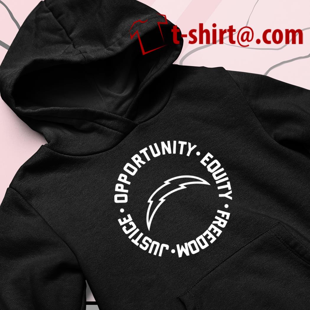 Justice Opportunity Equity Freedom shirt, hoodie, sweater