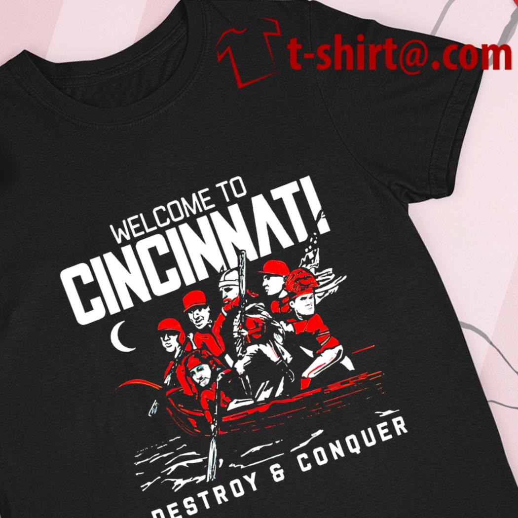 Welcome to Cincinnati Vikings destroy and conquer funny T-shirt, hoodie,  sweater, long sleeve and tank top