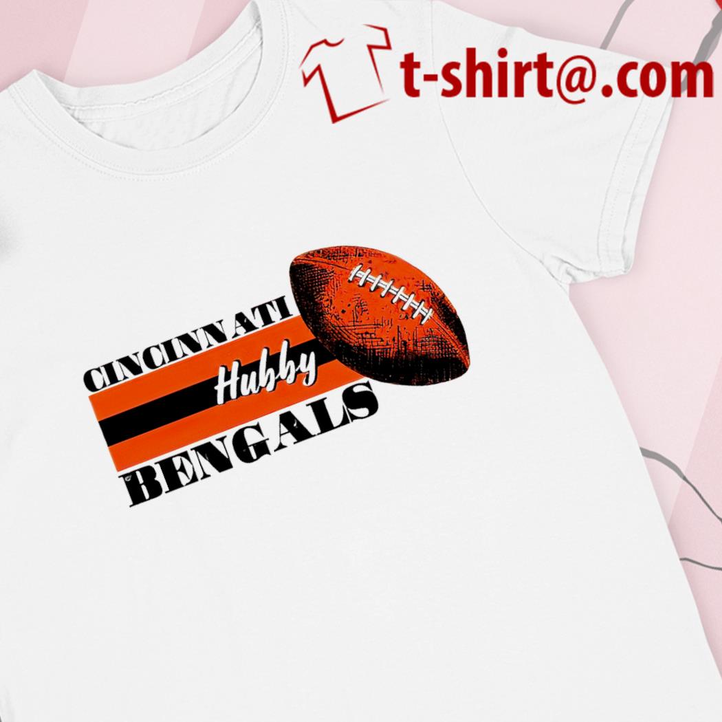 Cincinnati Bengals football hubby retro logo T-shirt, hoodie, sweater, long  sleeve and tank top