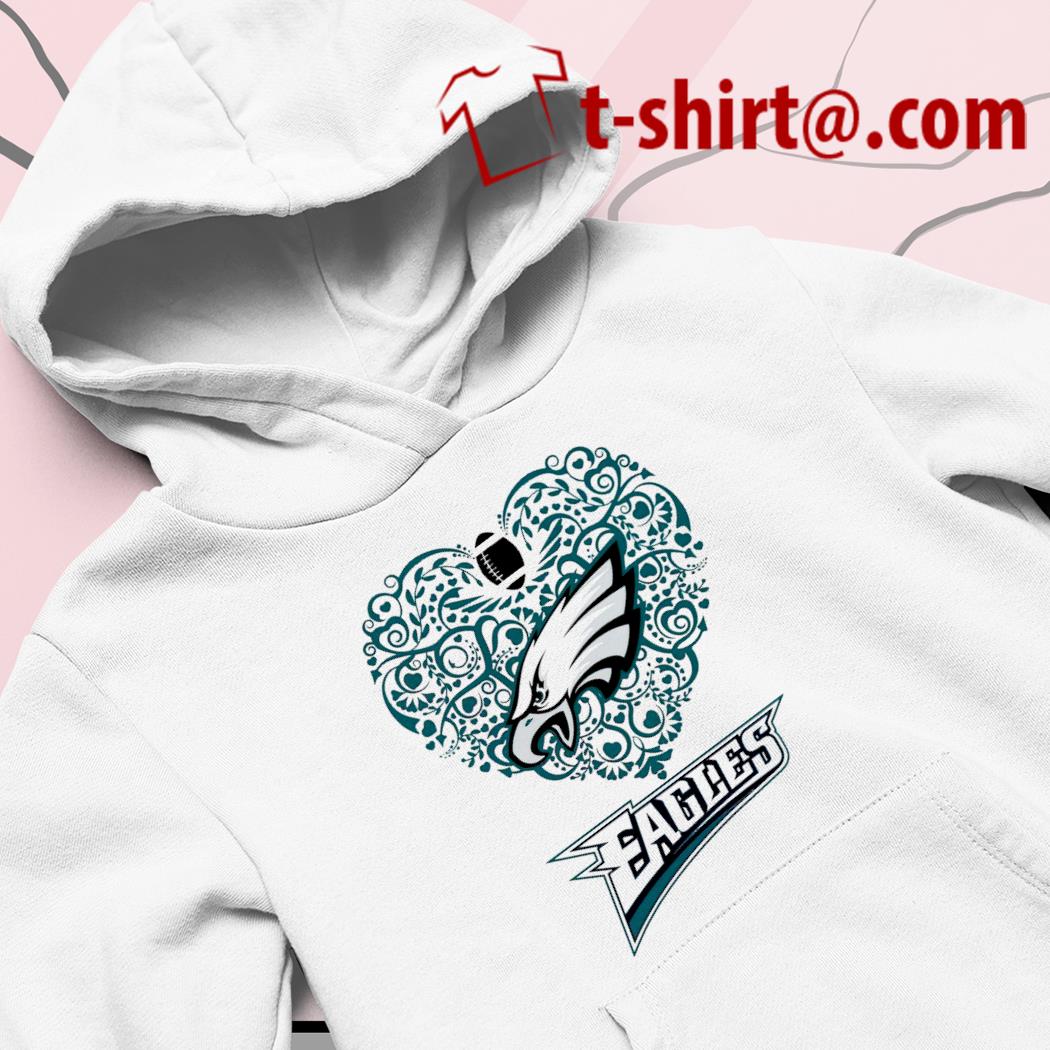 This is love her philadelphia eagles heart 2023 shirt, hoodie, sweater,  long sleeve and tank top