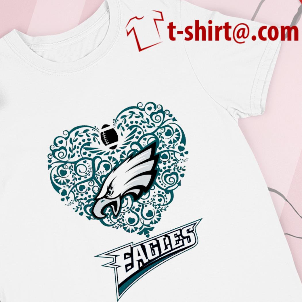Philadelphia Eagles football heart logo 2023 T-shirt, hoodie, sweater, long  sleeve and tank top