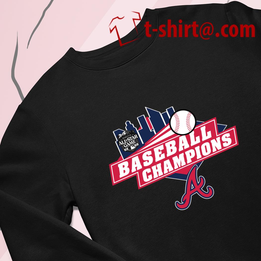 Atlanta Braves Seattle All-star game 2023 baseball Championship logo T-shirt,  hoodie, sweater, long sleeve and tank top