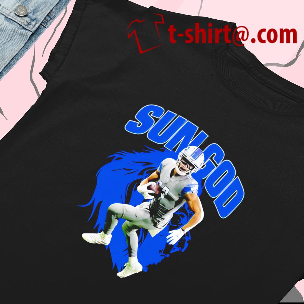 Official Detroit Lions Amon Ra Sun God 2023 Shirt, hoodie, sweater, long  sleeve and tank top