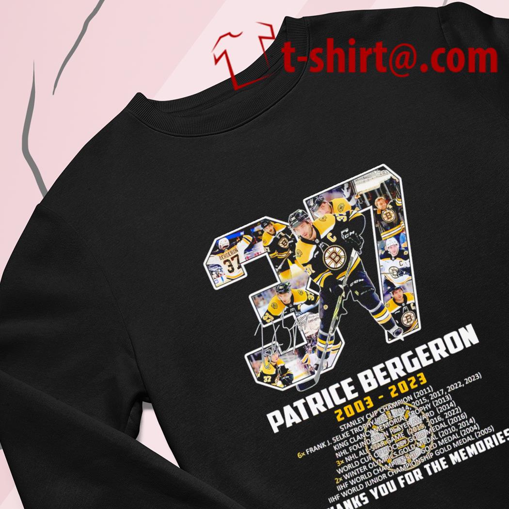 https://images.dodolclothing.com/2023/07/funny-boston-bruins-ice-hockey-37-patrice-bergeron-signature-2003-2023-thank-you-for-the-memories-shirt-sweat.jpg