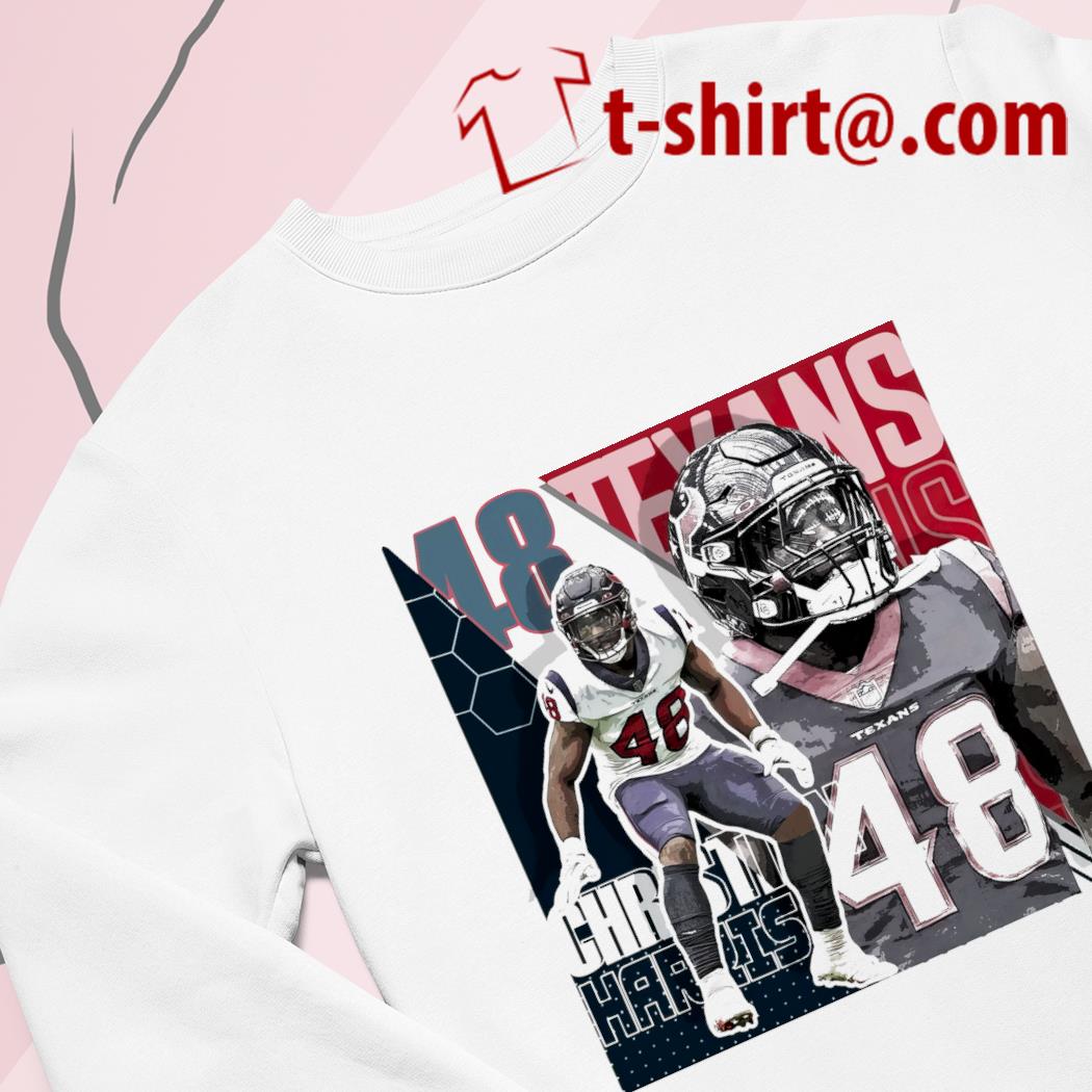 Official christian Harris 48 Houston Texans football player poster