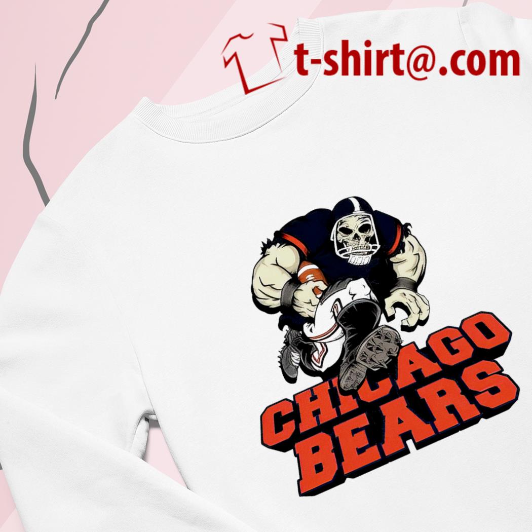 Original chicago Bears football Troll Zombie player cartoon shirt, hoodie,  sweater, long sleeve and tank top