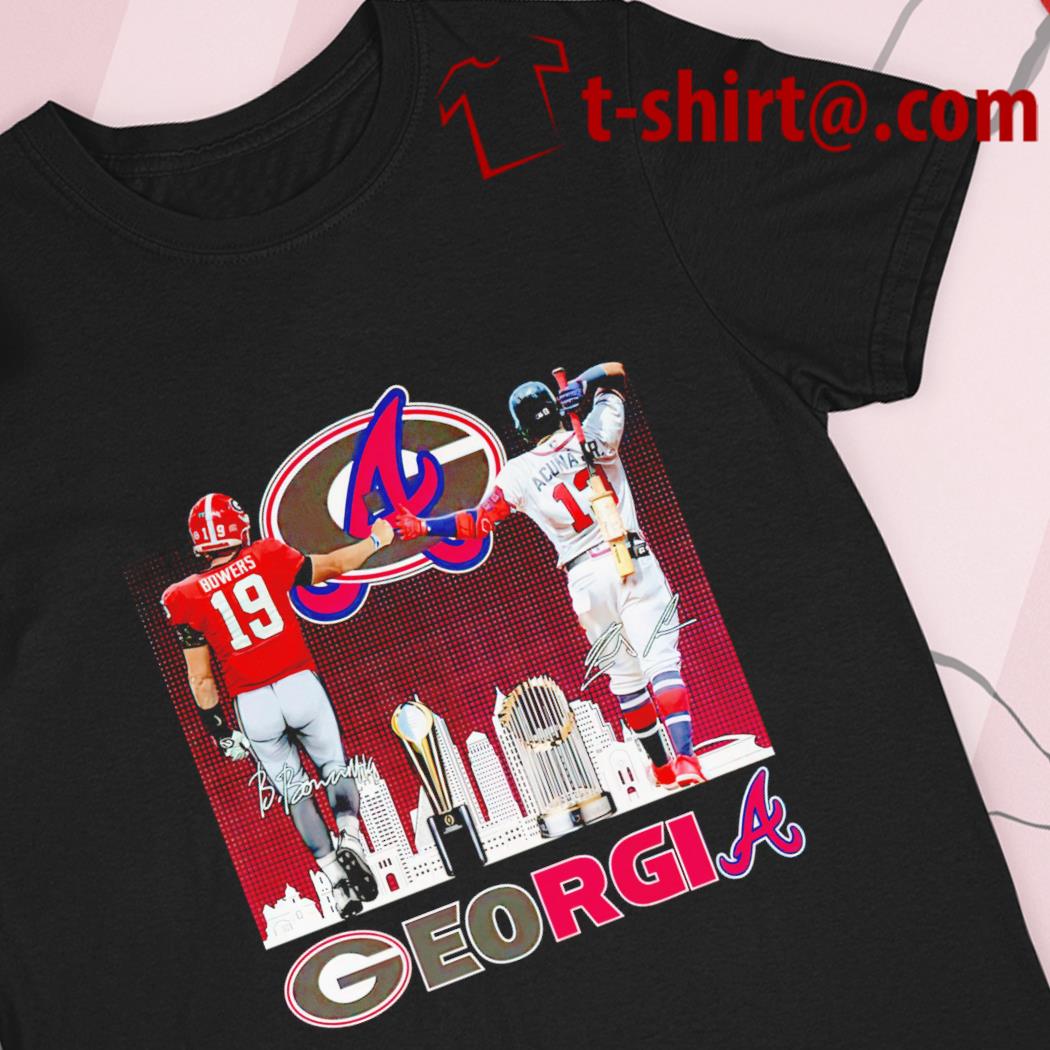 Georgia football Brock Bowers 19 logo shirt, hoodie, sweater, long sleeve  and tank top