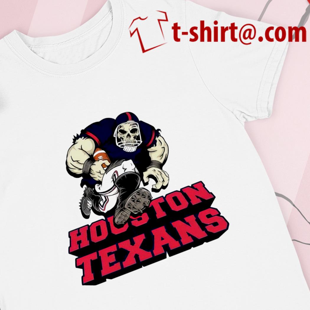 Original houston Texans football Troll Zombie player cartoon shirt