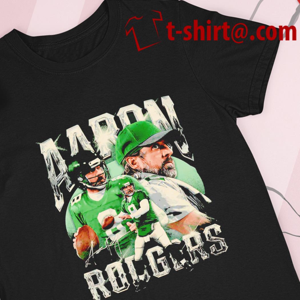 Premium aaron Rodgers New York Jets football player poster signature shirt,  hoodie, sweater, long sleeve and tank top