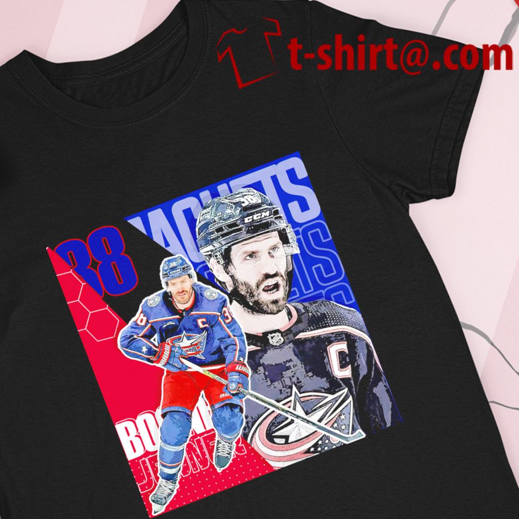 Boone Jenner 38 Columbus Blue Jackets ice hockey player poster shirt, hoodie,  sweater, long sleeve and tank top