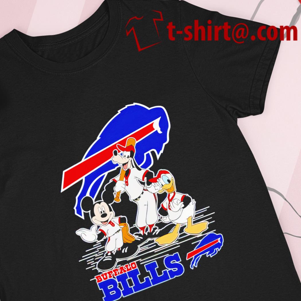 Mickey Mouse Cartoon Characters Buffalo Bills Baseball 2023 Shirt