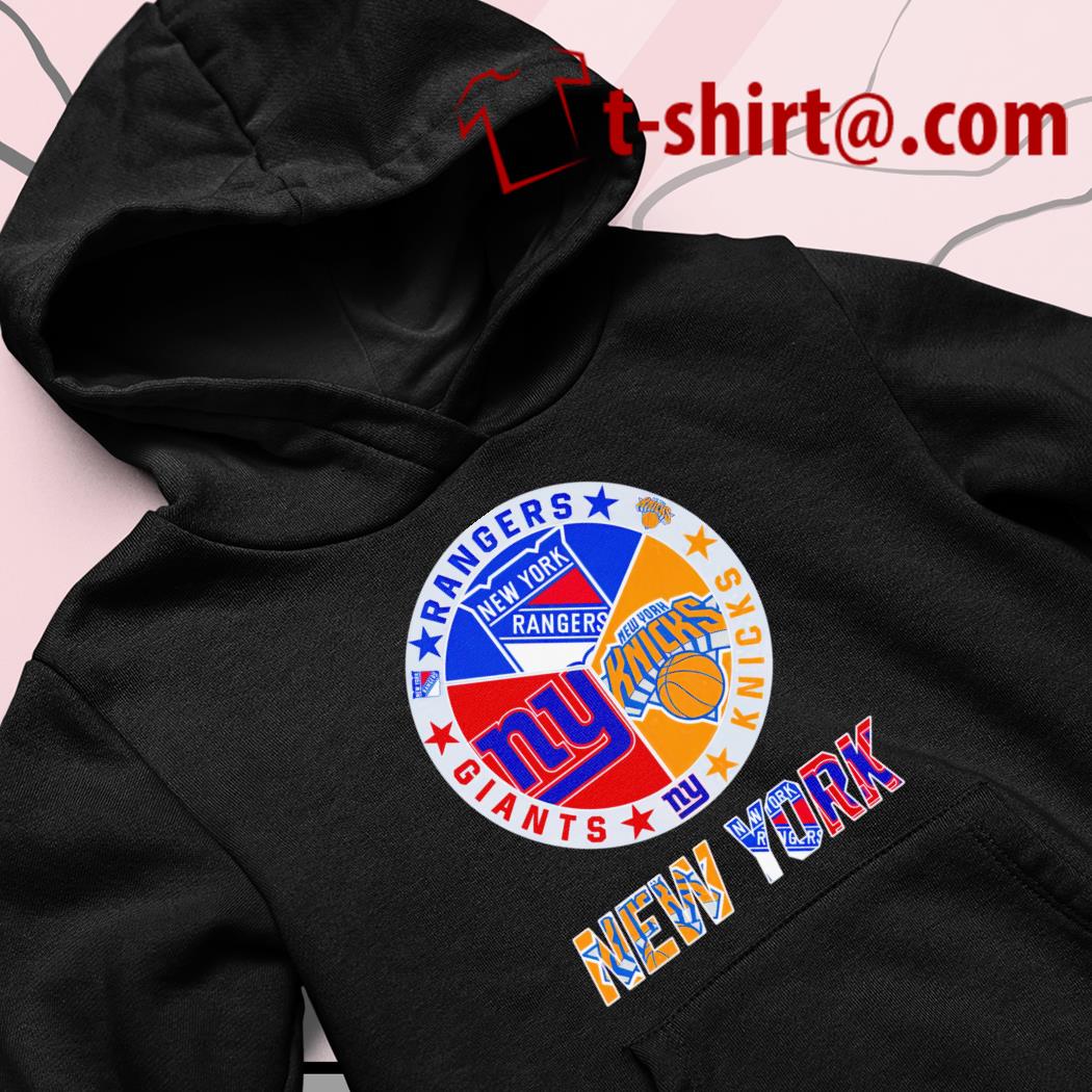 New York Giants Rangers Knicks sport teams logo shirt, hoodie