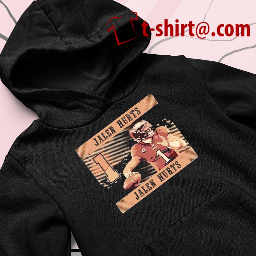 Jalen Hurts 1 the football tour poster shirt, hoodie, sweater, long sleeve  and tank top