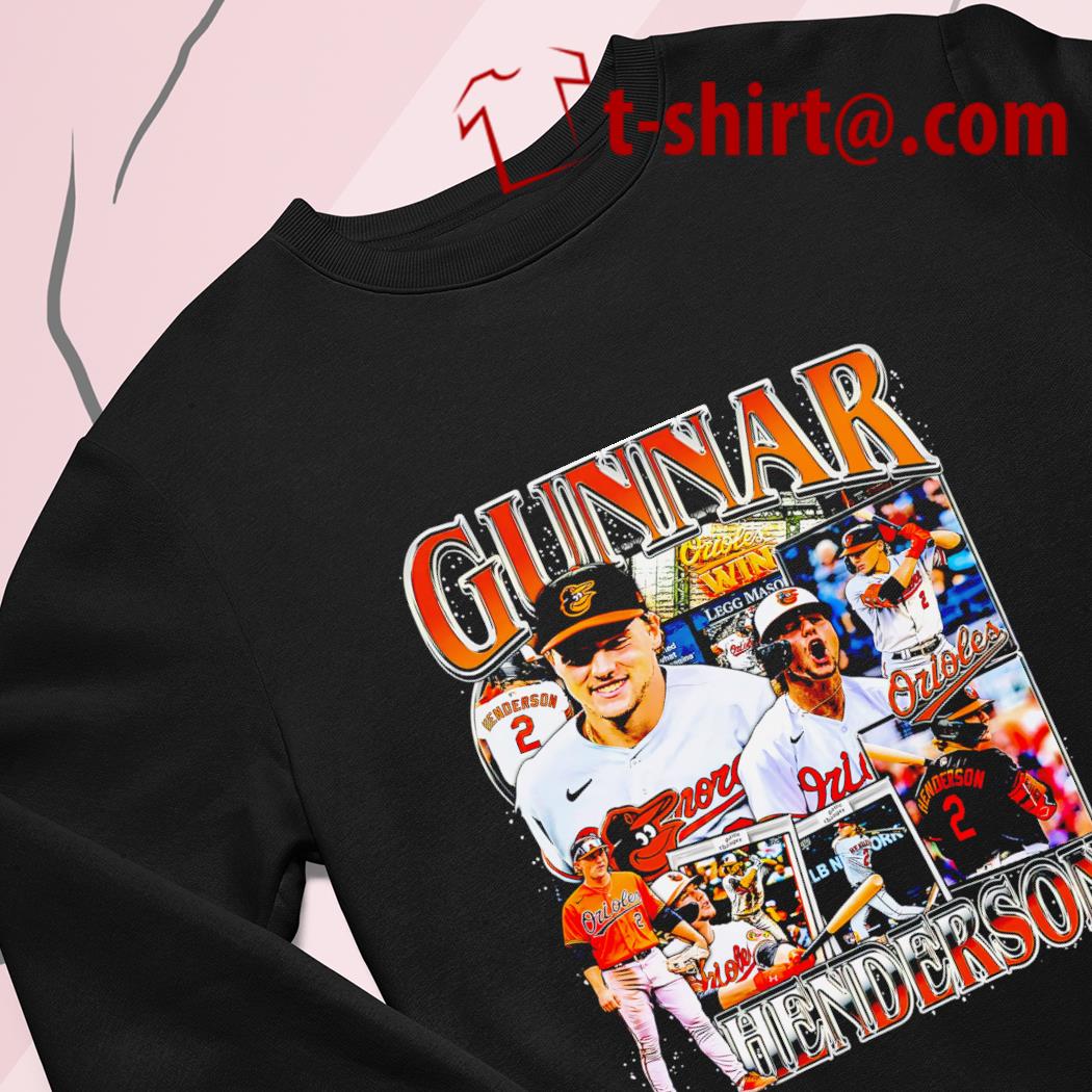 Gunnar Henderson 2 Baltimore Orioles baseball player Vintage shirt, hoodie,  sweater, long sleeve and tank top